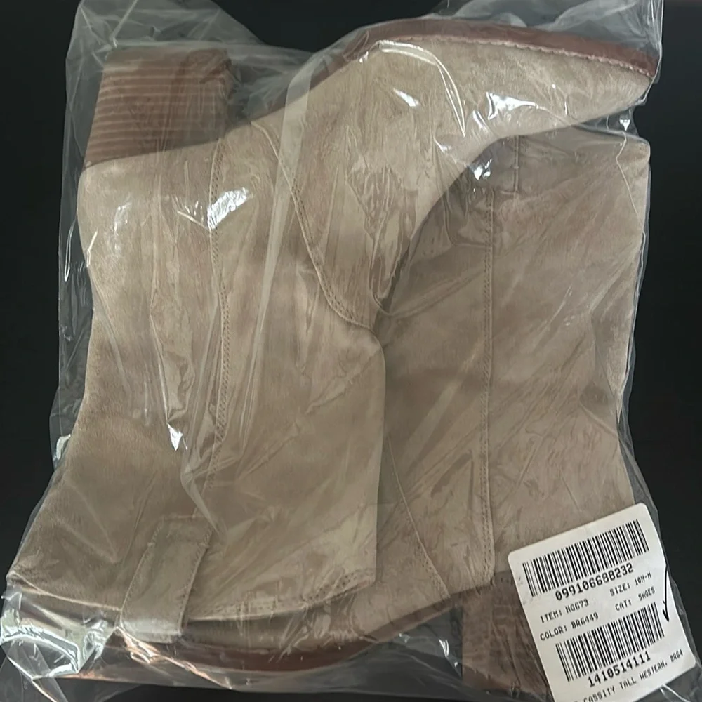 Madewell The Cassity Tall Western Boot in Suede NG673 Size 10.5
